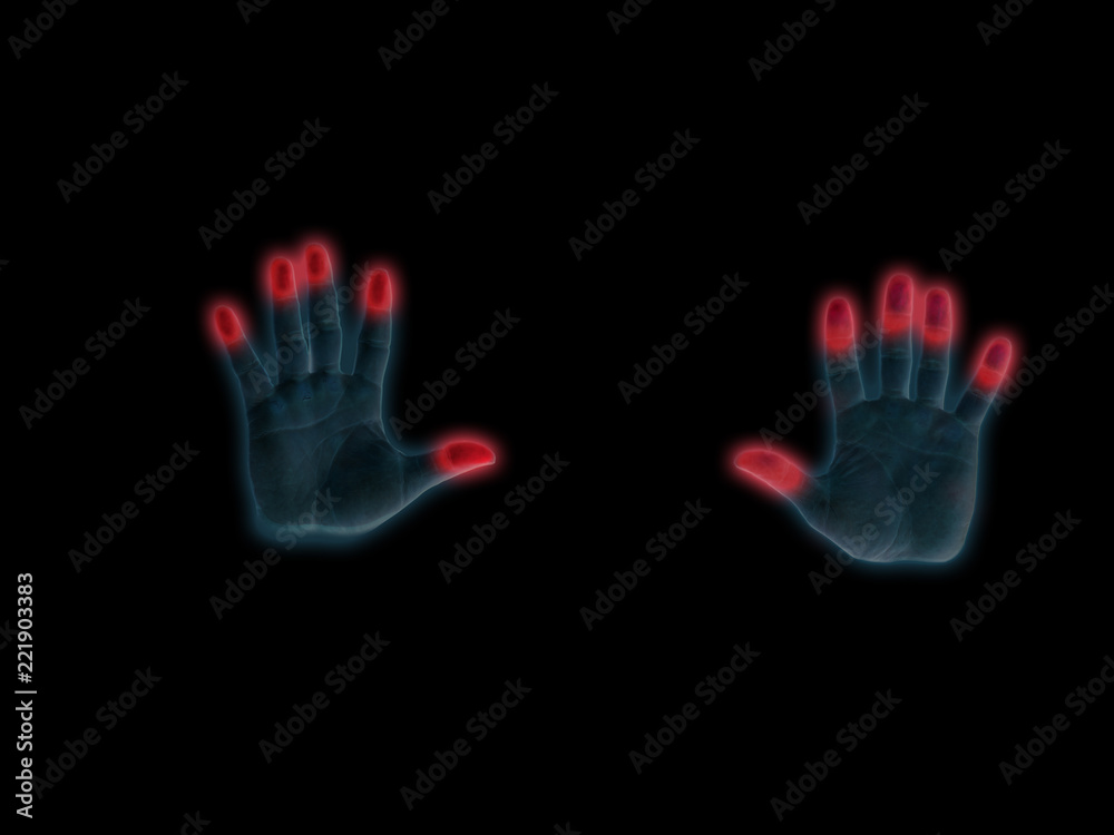 digital fingerprint concept isolated on black digital fingerprint concept isolated on black
