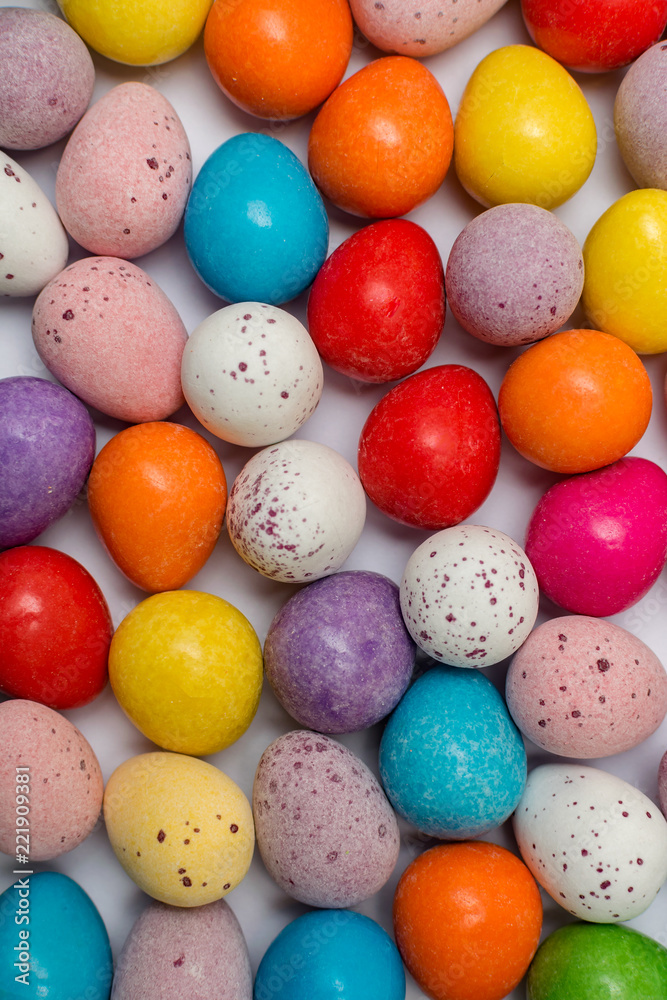 colourful chocolate eggs colourful chocolate eggs