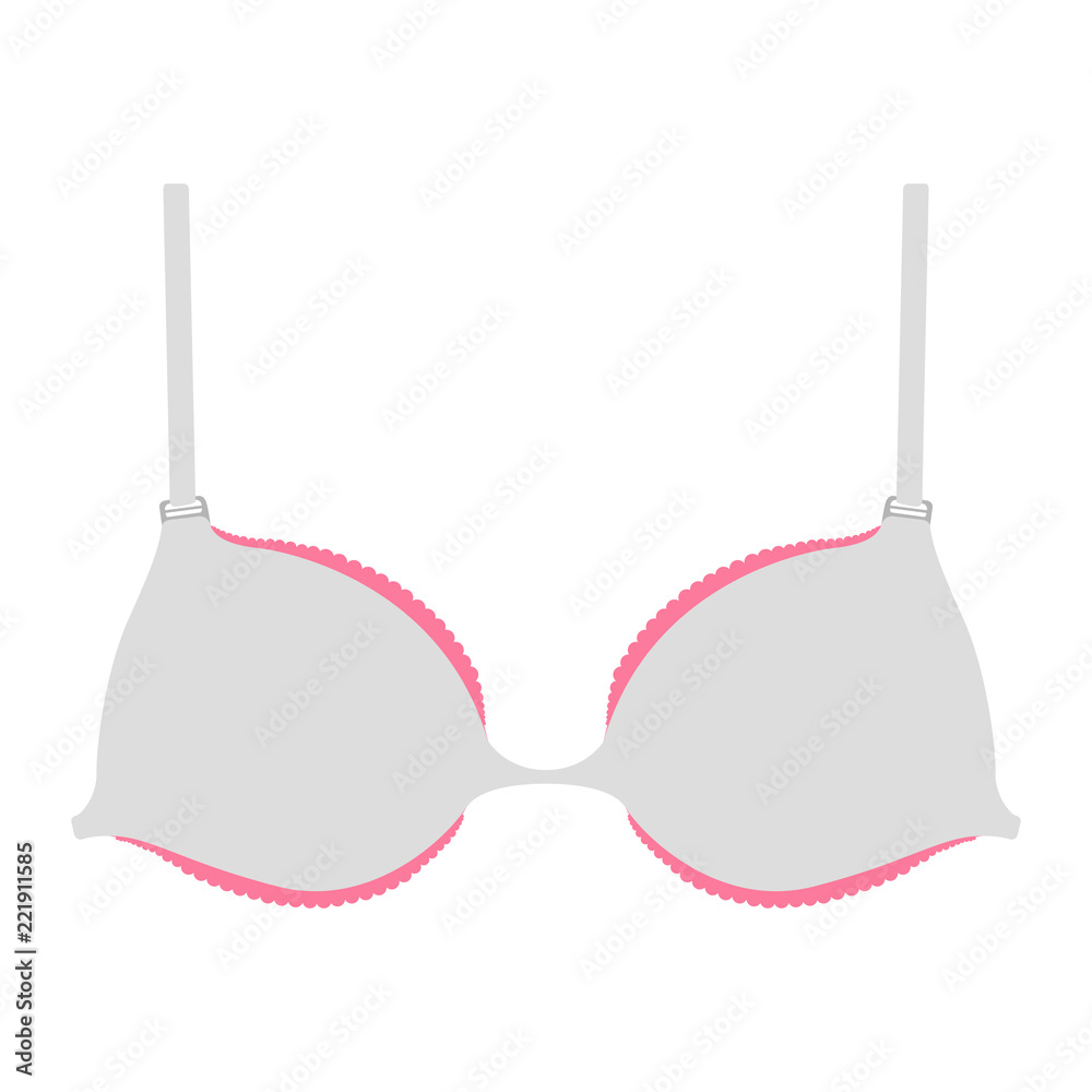 Isolated romantic bra image. Vector illustration design Isolated romantic bra image. Vector illustration design