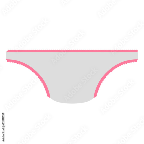 Isolated female underwear image. Vector illustration design