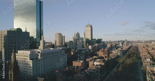 Boston Massachusetts Aerial photo