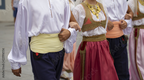 Serbian folk dance group