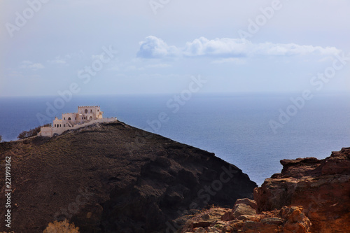 サントリーニ島-アクロティリ灯台の遺跡-