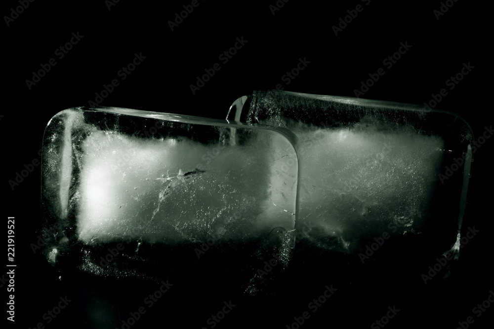 Ice Block / Ice is water frozen into a solid state. Depending on the