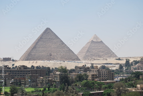 The Pyramids of Giza  Cairo  Egypt