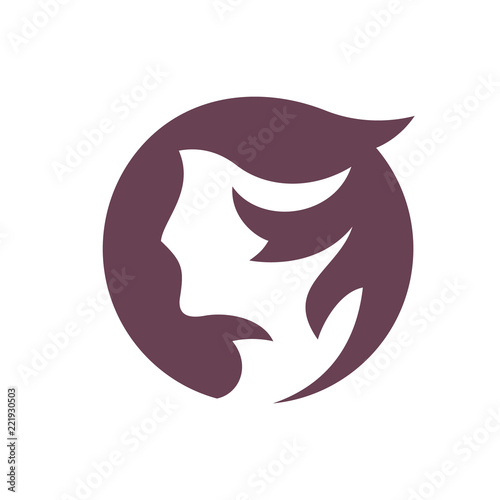 Beauty salon abstract sign