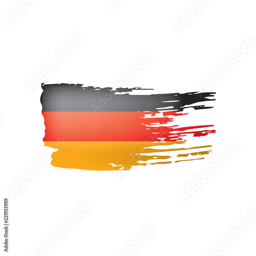 Germany flag  vector illustration on a white background