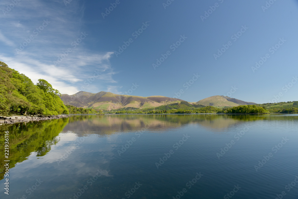 Shore of Derwentwater near Keswick, Lake District Shore of Derwentwater near Keswick, Lake District