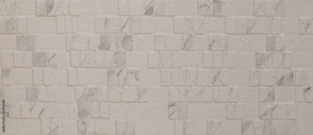 white geometric abstract mosaic pattern, tile for kitchen