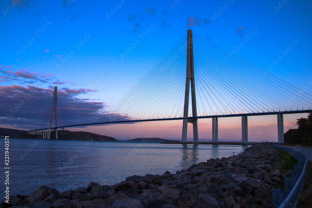 Obraz premium Vladivostok. Bridge.
