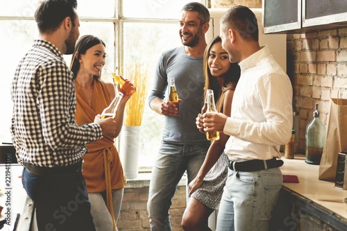 Canvas Print Home party