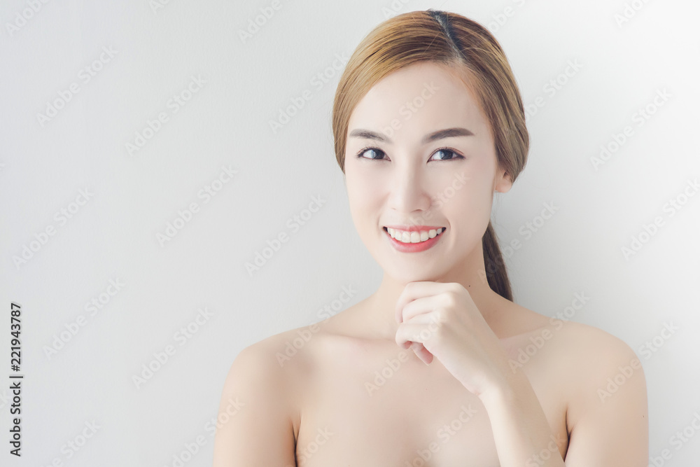 sexy Asian woman with beauty face and perfect skin Stock Photo Adobe Stock