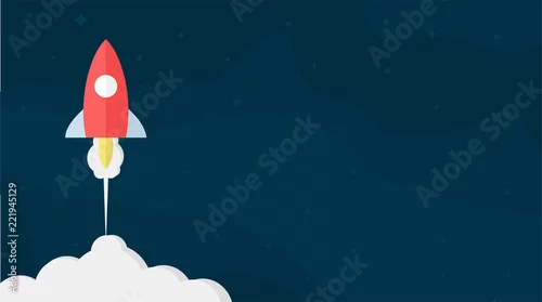 Obraz Projekt szablonu nagłówka strony dla biznesu i finansów