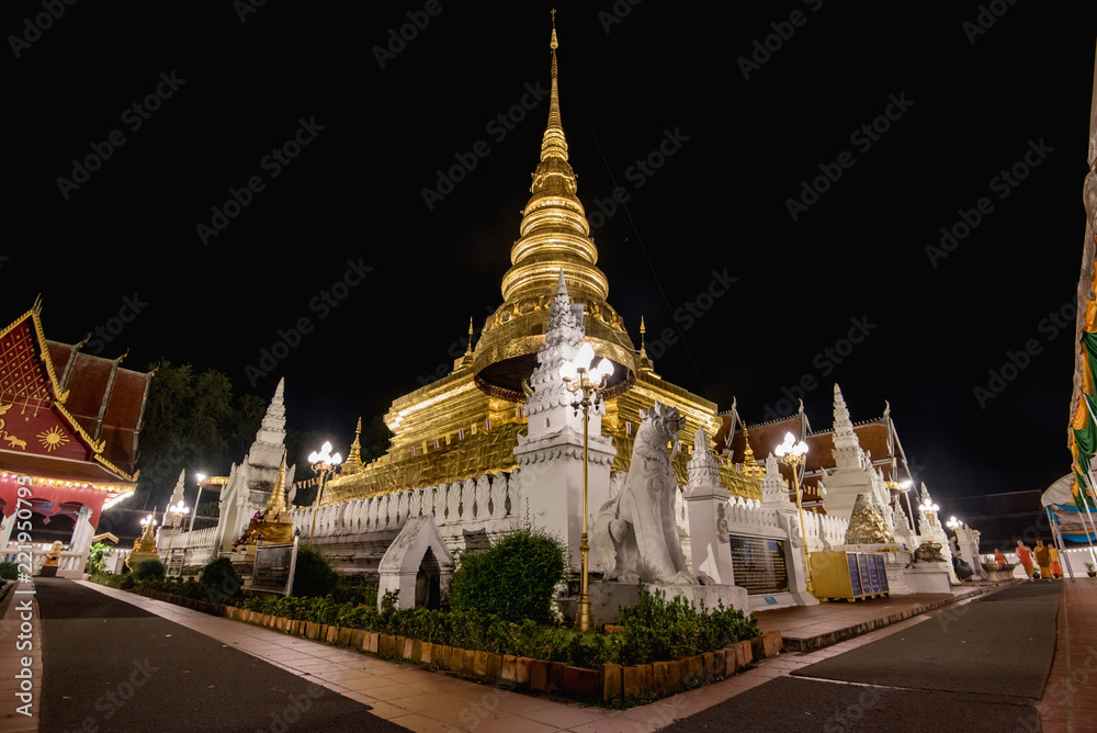 Fototapeta premium Phra That Chae Haeng at Nan province, Thailand.