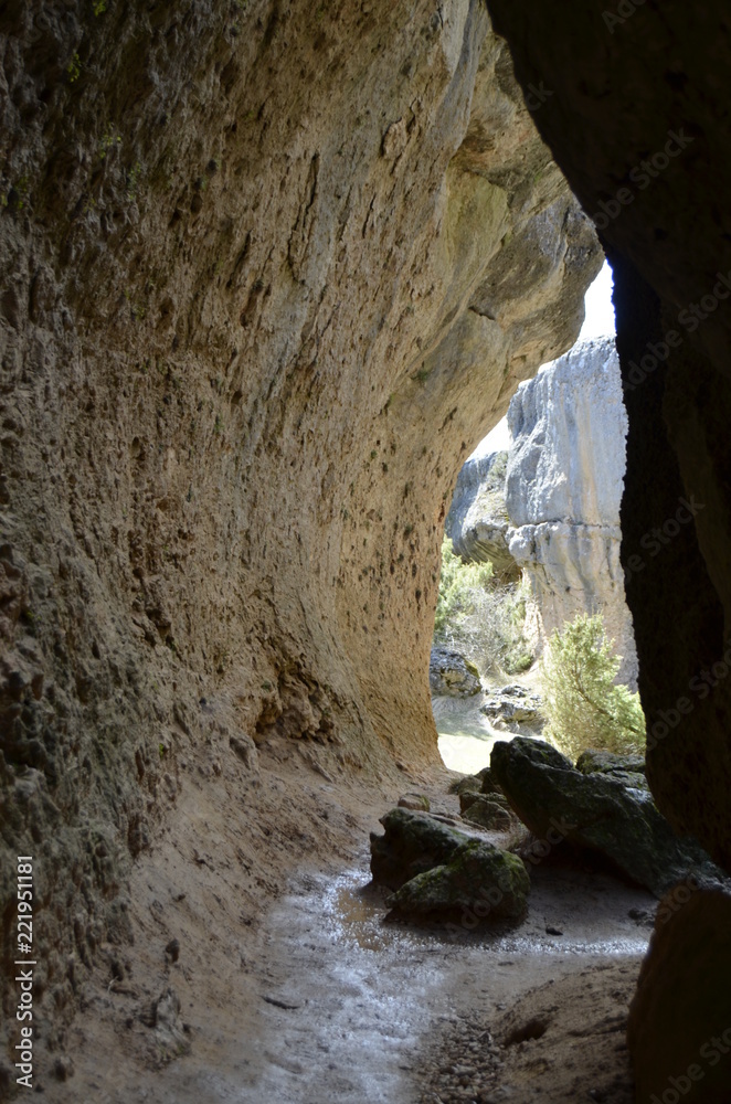 Saliendo de la cueva