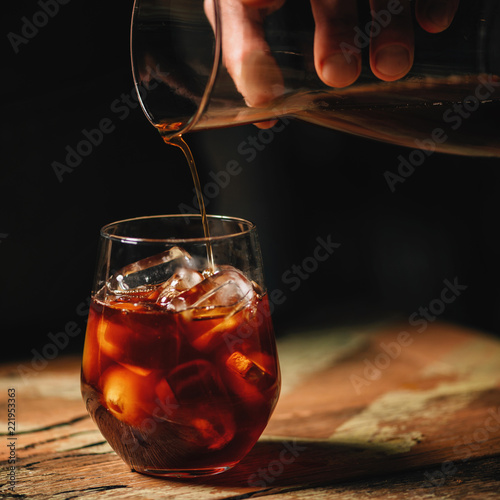 Εκτύπωση καμβά Cold Brew Coffee Close Up