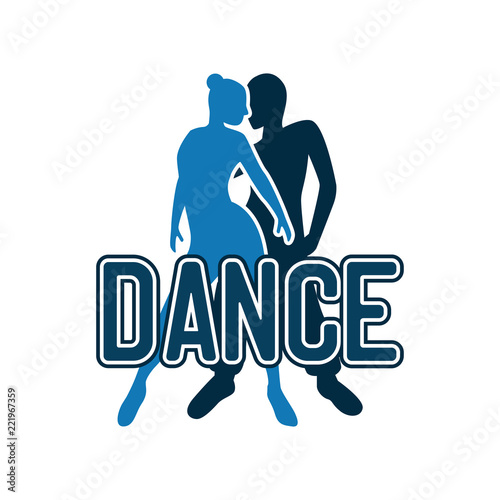 dance logo for dance school or dance studio