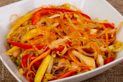 Glass noodle with vegetables