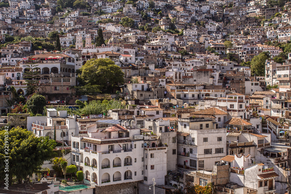 Fototapeta premium Paisaje arquitectónico Taxco Guerrero México