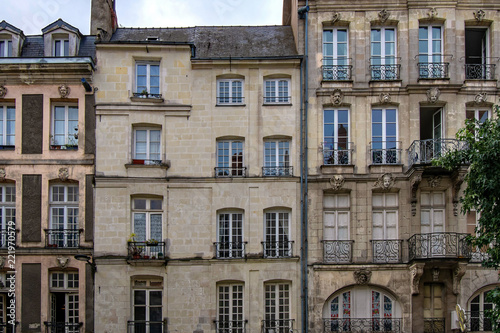 Beautiful typical buildings in Nantes  © Guy