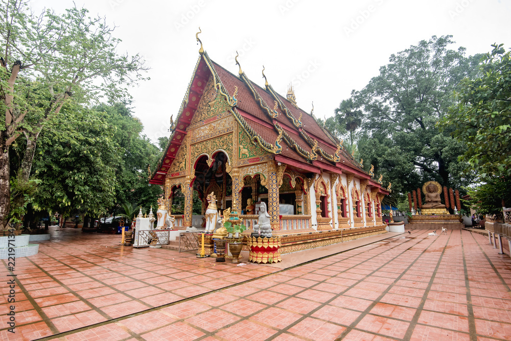 Wat Phu Ket at Nan province, Thailand.