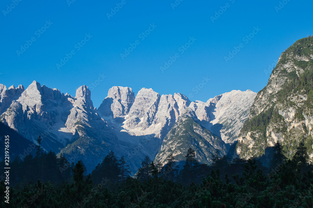 Bergpanorama in den Dolomiten