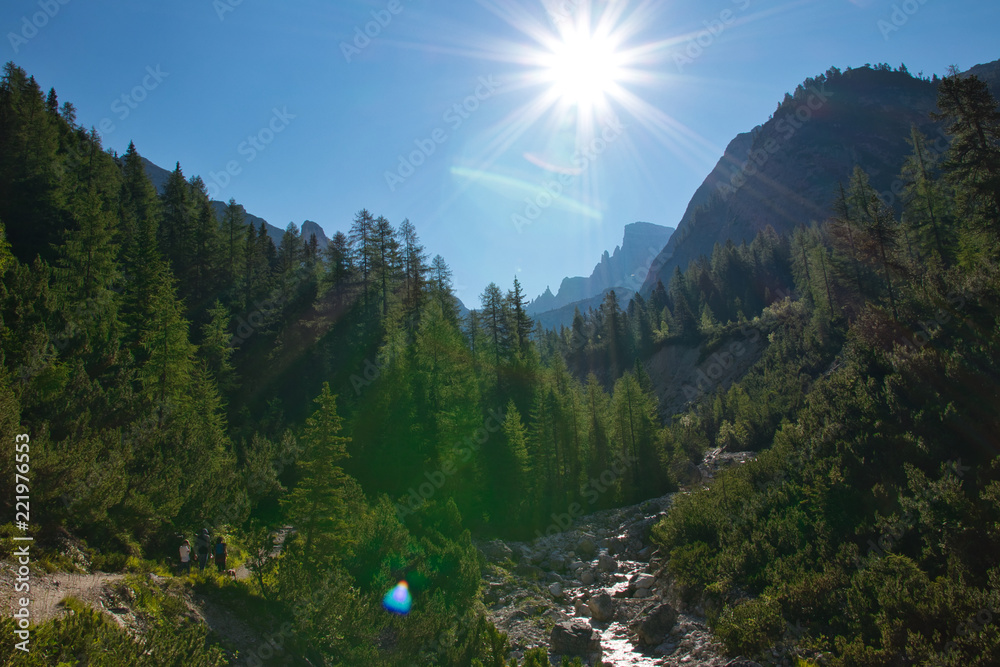 Wandern in den Bergen