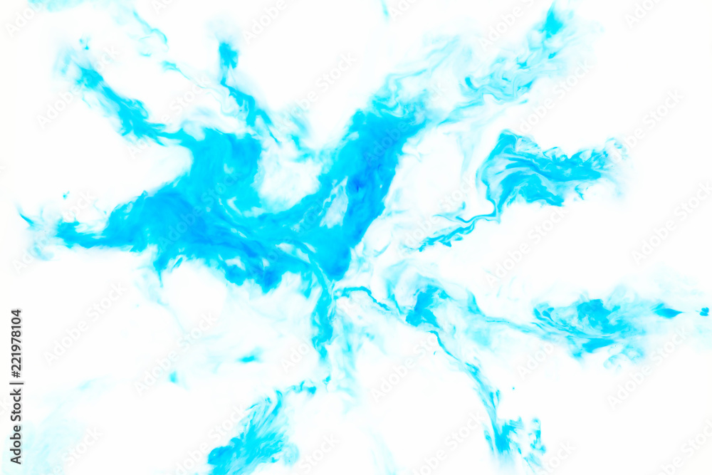 Coloring ink flowing and mixing in milk texture. background image Coloring ink flowing and mixing in milk texture. background image