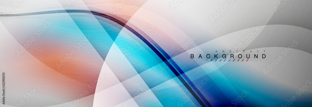 Smooth flowing wave motion concept background Smooth flowing wave motion concept background