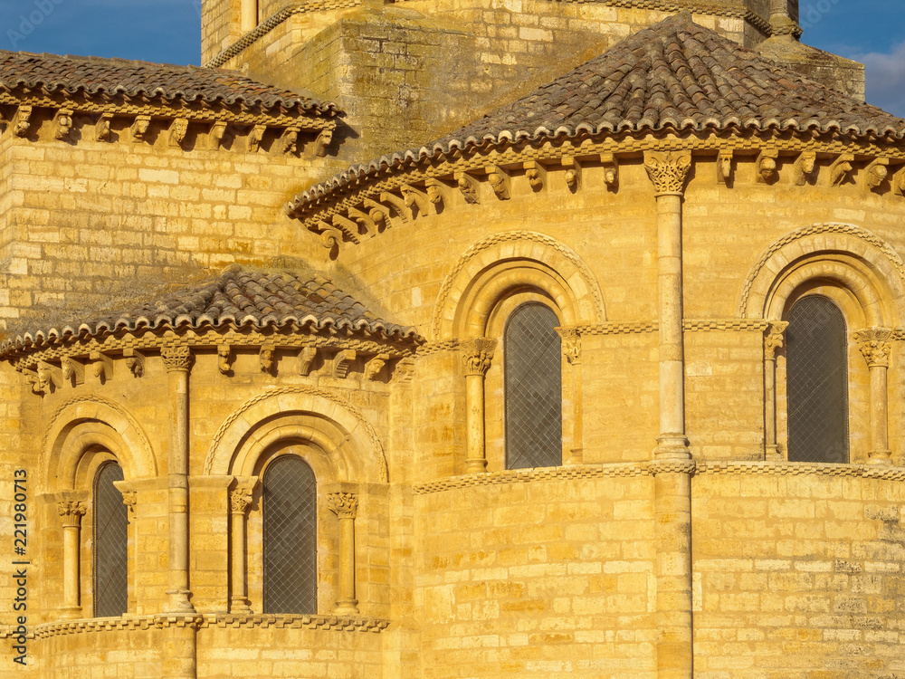 Windows of the Romanesque Church of Saint Martin - Fromista, Castile and Leon, Spain