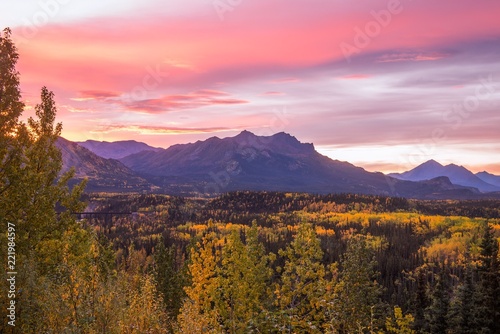 Autumn in Alaska sunrise © Dene' Miles