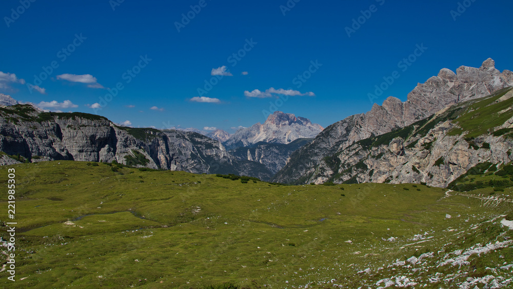 Plateau in den Bergen