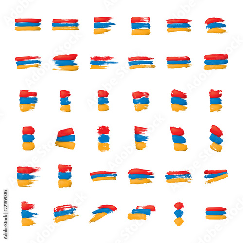 Free Download Armenia flag, vector illustration on a white background - GFXLoad