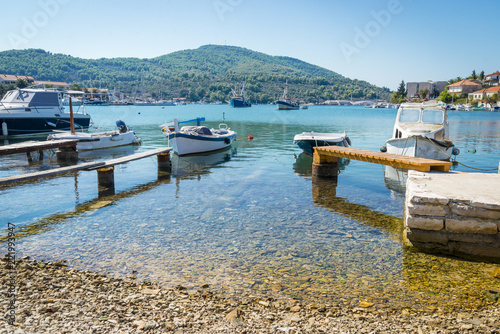 Fototapeta Naklejka Na Ścianę i Meble -  vela luka, korcula island, croatia
