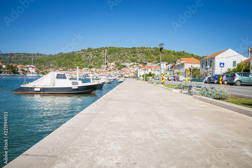 vela luka, korcula island, croatia photo