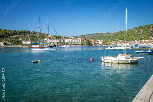 Fototapeta Naklejka Na Ścianę i Meble -  vela luka, korcula island, croatia