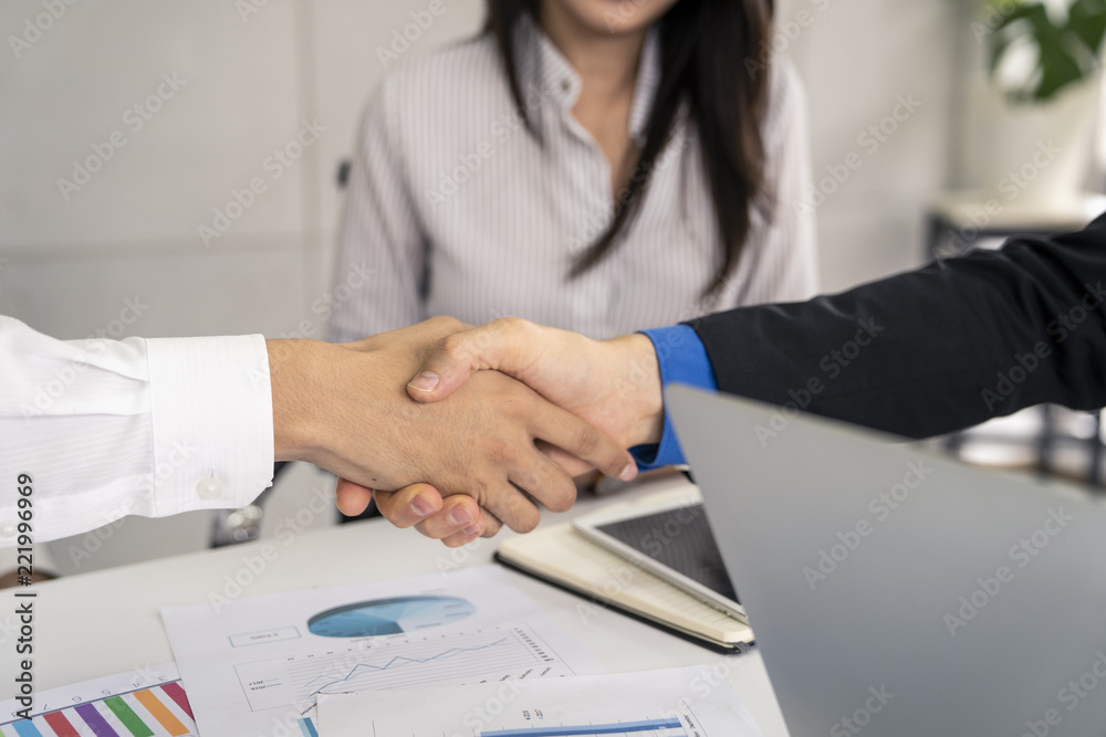 Entrepreneurs and business people conference in modern meeting room,shaking hand for success business,business concept. Entrepreneurs and business people conference in modern meeting room,shaking hand for success business,business concept.