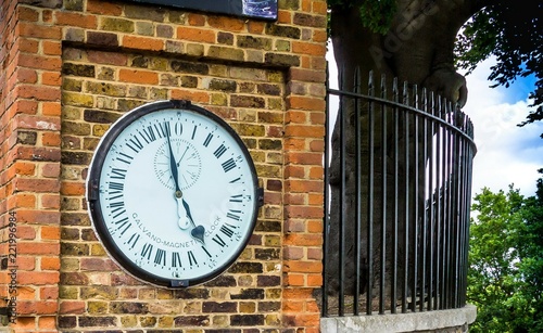 Shepherd gate clock at Royal Greenwich Observatory.