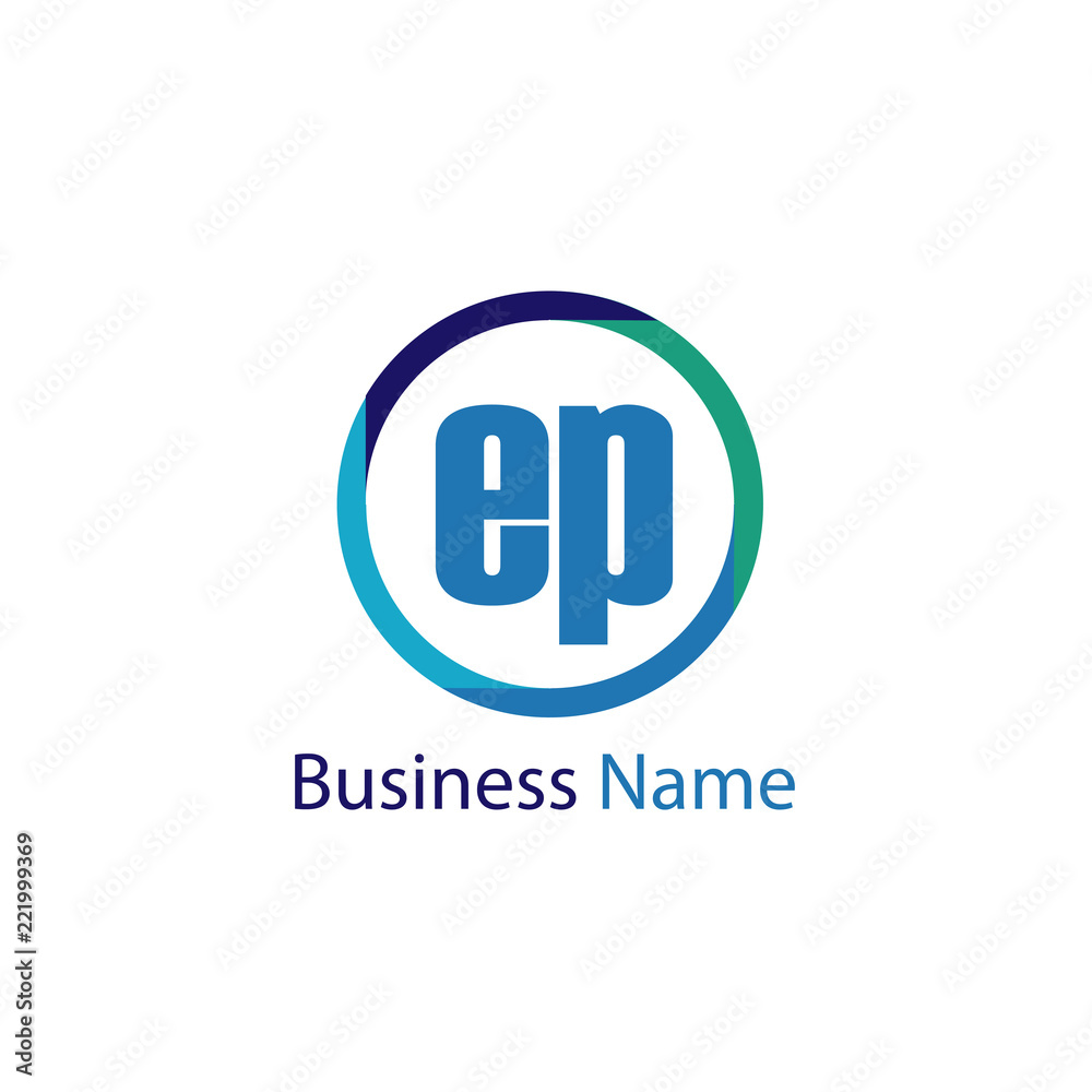 Initial Letter EP Logo Template Design Initial Letter EP Logo Template Design