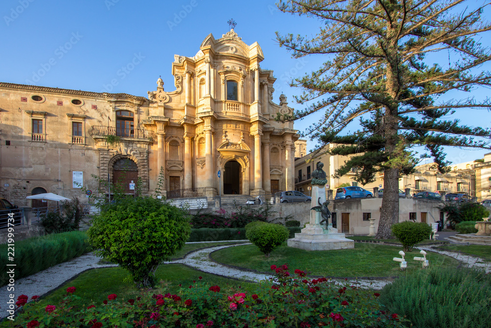 Fototapeta premium San Domenico church, Noto, Italy