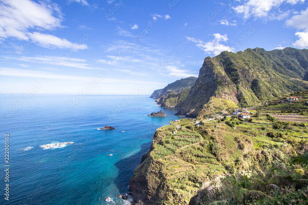 Coastline near Santana, Madeira, Portugal Coastline near Santana, Madeira, Portugal