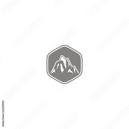 logo mountain abstract