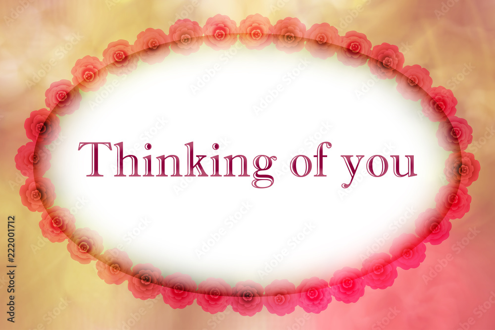 thinking of you card illustration thinking of you card illustration