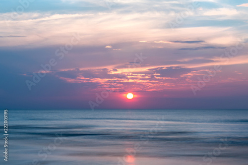 Beautiful sunset on the sea © anitty
