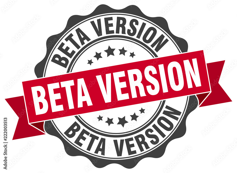 beta version stamp. sign. seal beta version stamp. sign. seal