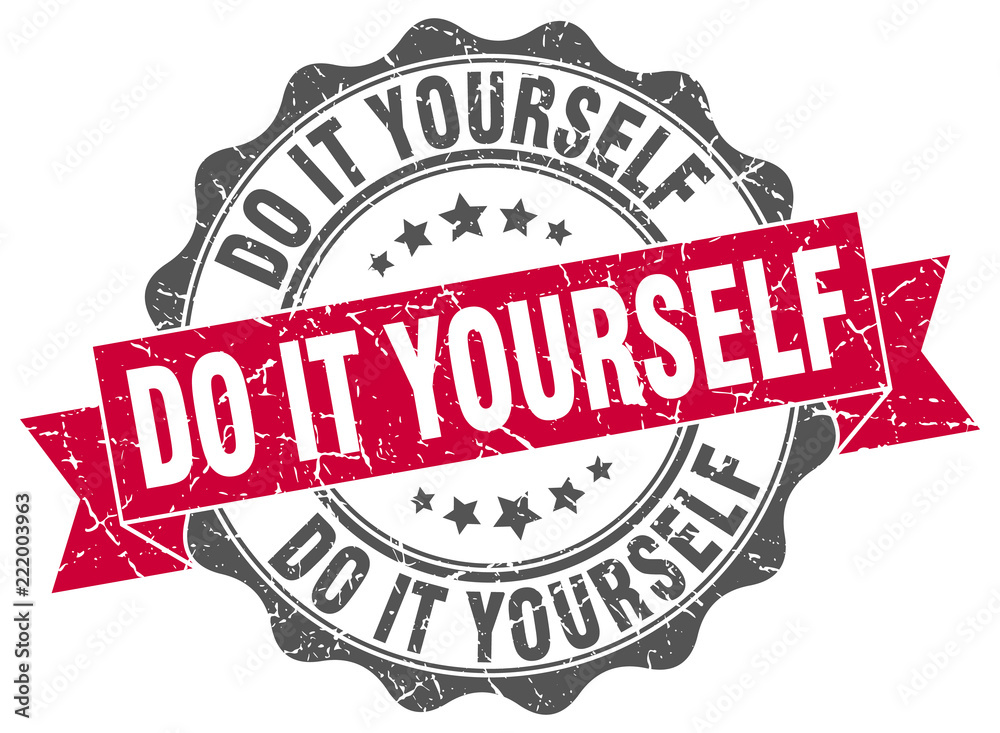 Fototapeta premium do it yourself stamp. sign. seal
