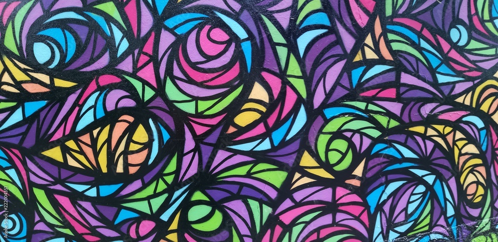 MURO DI STRADA CON COLORI, STREET WALL WITH COLORS MURO DI STRADA CON COLORI, STREET WALL WITH COLORS