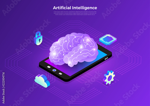 Isometric artificial intelligence AI