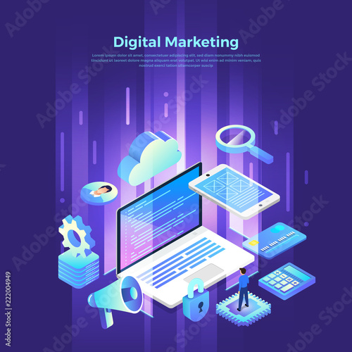 Isometric Digital Marketing