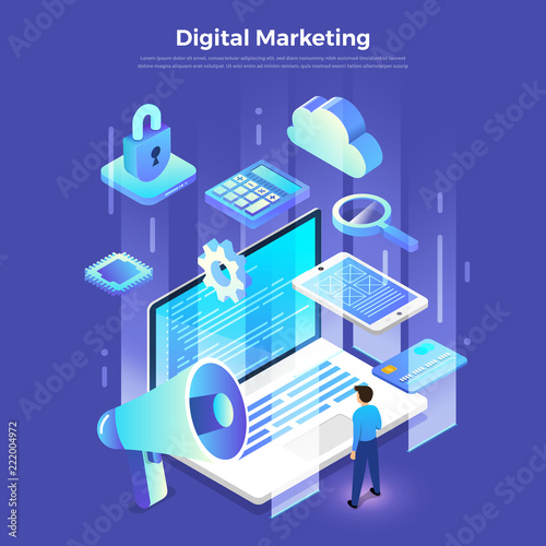 Isometric Digital Marketing